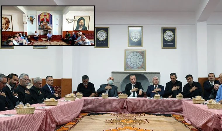 Hüseyin Gazi Cemevi'ni Cumhurbaşkanı Erdoğan'a Göre Değiştirdiler