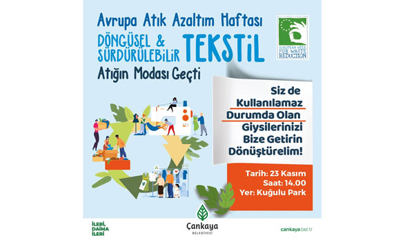 Çankaya’da Avrupa Atık Azaltım Haftası