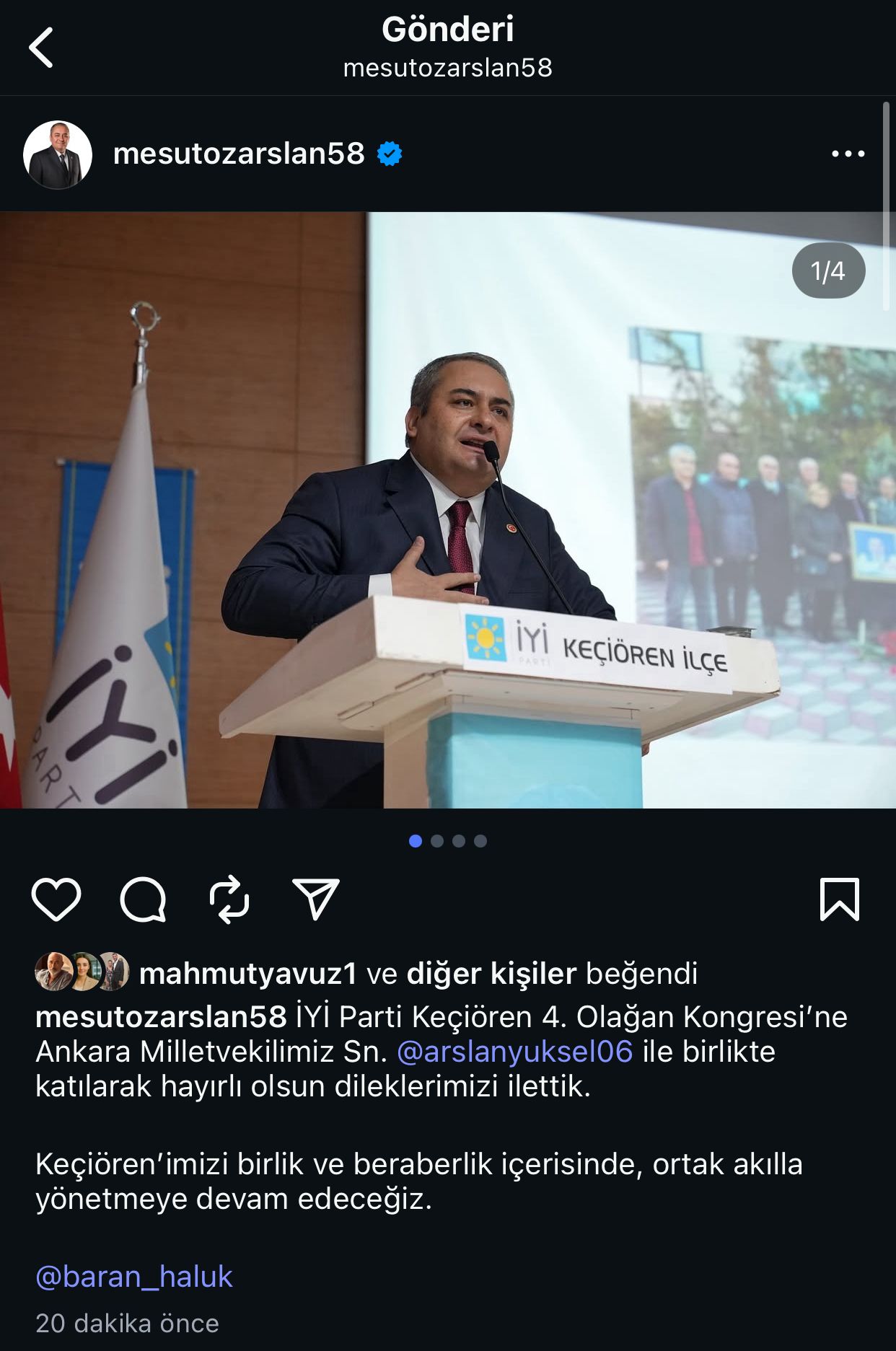 CHP, AHLAK ve MESUT ÖZARSLAN: