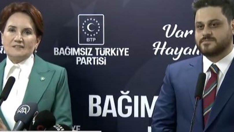 İYİ Parti Genel Başkanı Meral Akşener Bağımsız Türkiye Partisi (BTP) Genel Başkanı Hüseyin Baş'ı ziyaret etti