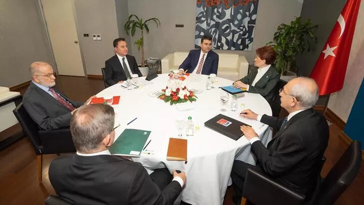 Altılı Masa Toplantısı Sona Erdi. 