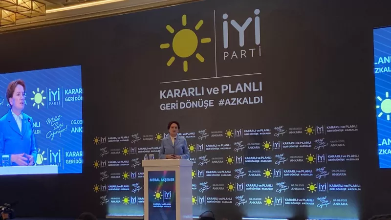  İyi Parti Lideri Akşener: Topraklarımız göçmen deposuna döndü