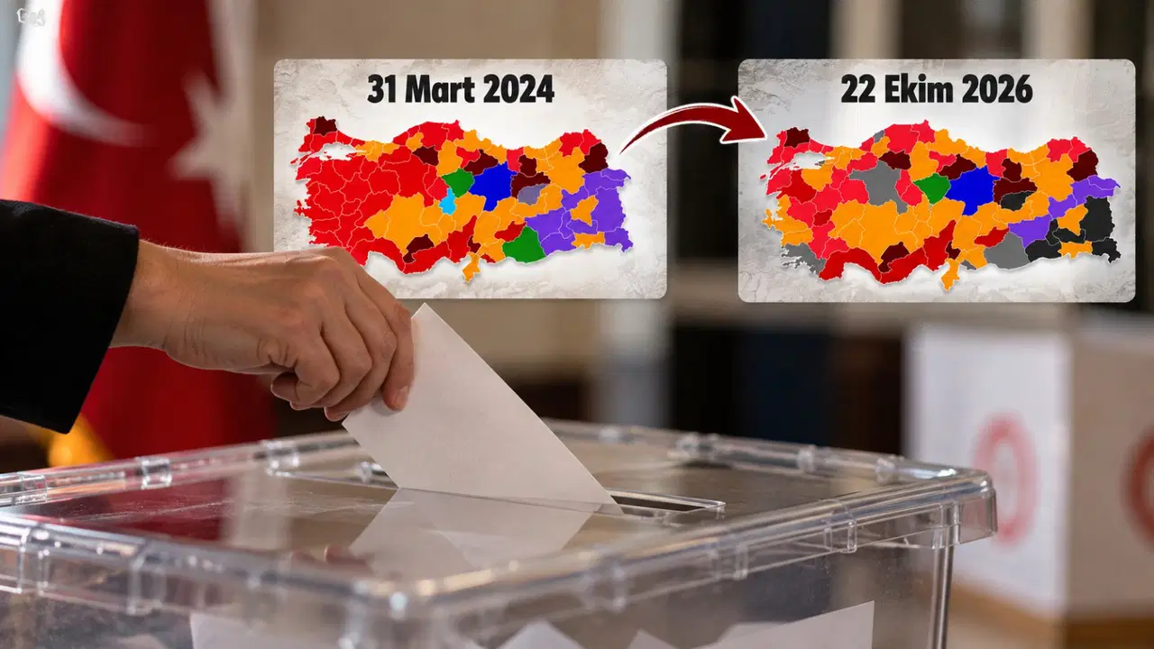 2024'ten 2026'ya... Belediyelerde siyasi harita nasıl değişti?