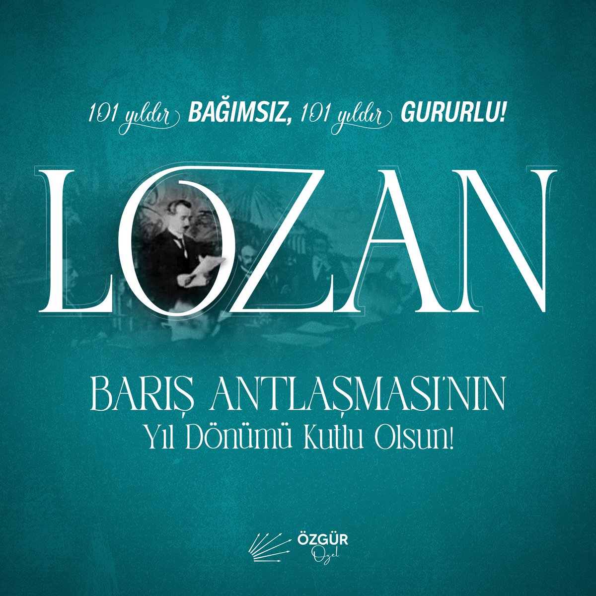 Özgür Özel: İsmet İnönü ve milli mücadele kahramanlarımızı saygıyla ve minnetle anıyorum...