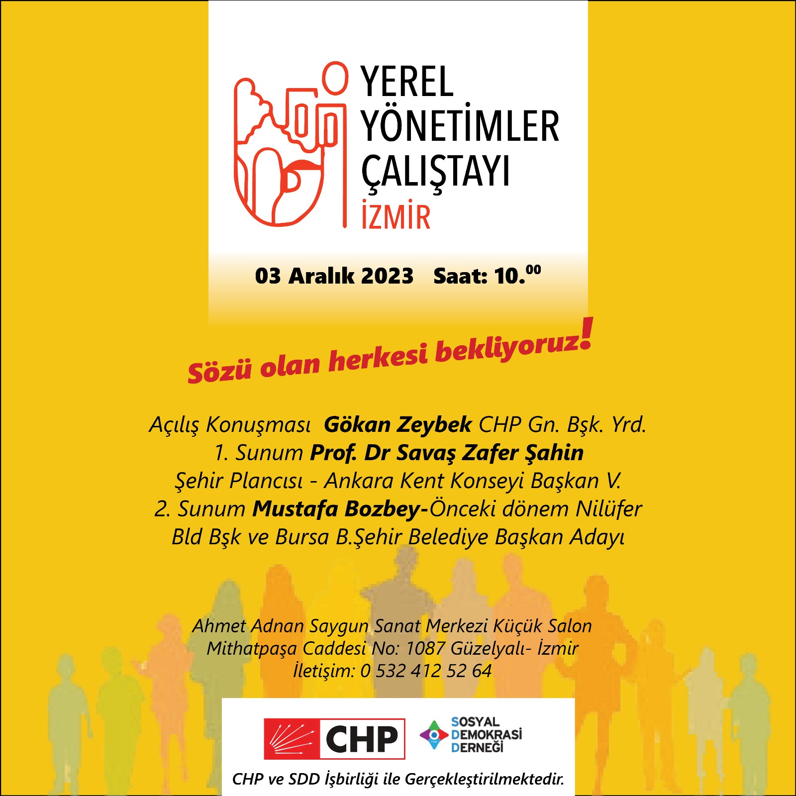 SDD-SOSYAL DEMOKRASİ DERNEĞİ ‘’YEREL YÖNETİMLER ÇALIŞTAYI