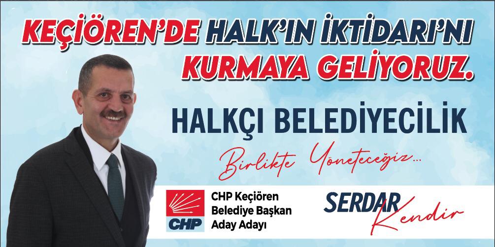 SERDAR KENDİR KEÇİÖREN BELEDİYE BAŞKANLIĞI ADAYLIĞINI AÇIKLADI...