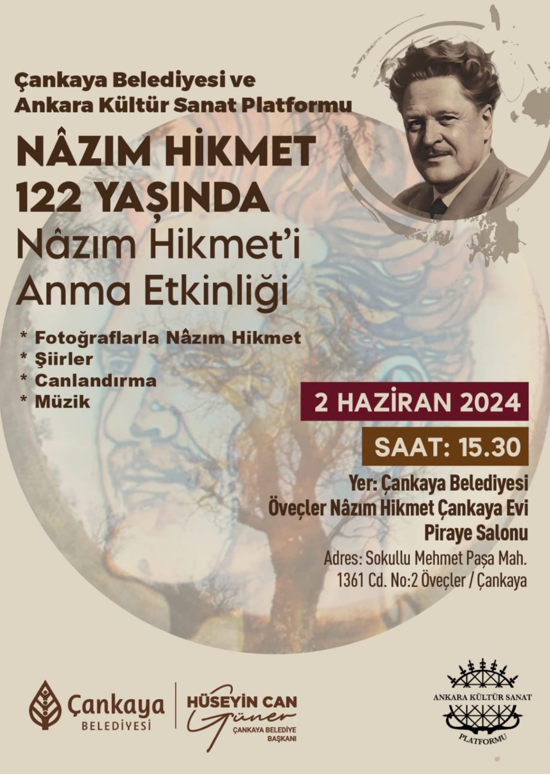 NAZIM HİKMET'İ ANMA ETKİNLİĞİ