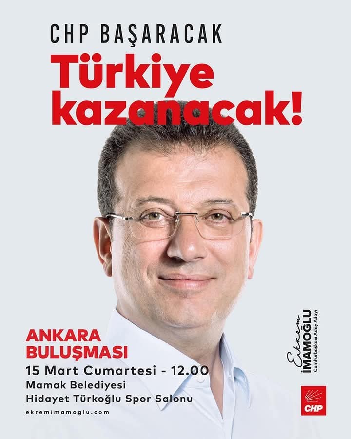 EKREM İMAMOĞLU ANKARA'DA...