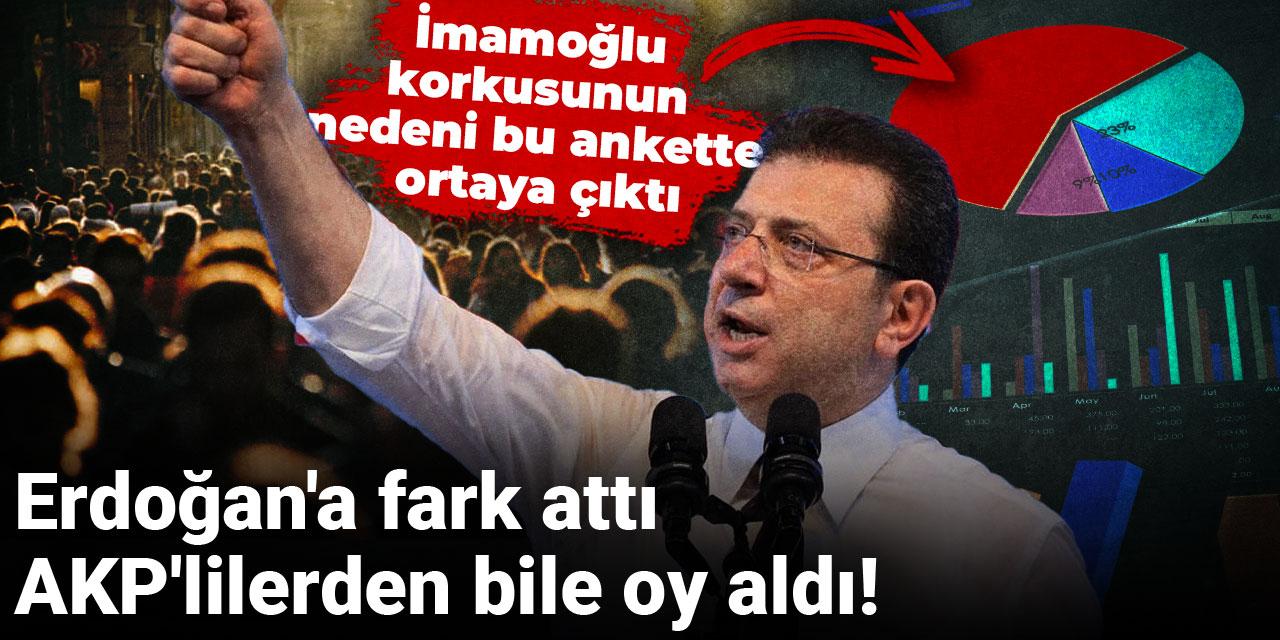 ERDOĞAN’A FARK ATTI AKP’LİLERDEN BİLE OY ALDI! İMAMOĞLU KORKUSUNUN NEDENİ BU ANKETTE ORTAYA ÇIKTI… 