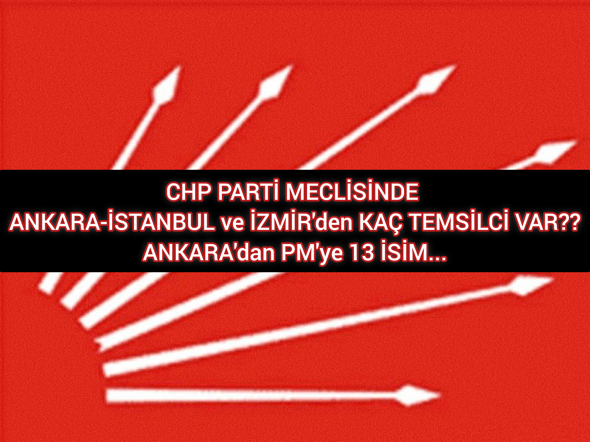 CHP PM Listesi...