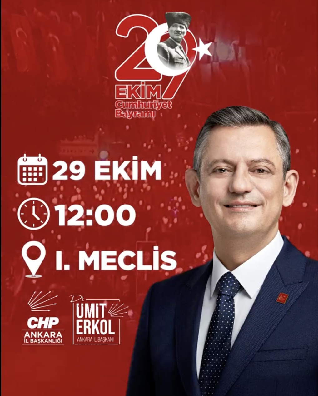 Ankara İl Başkanlığı: Anıtkabir’e hep birlikte yürüyecek, geleceğimize sahip çıkacağız! 