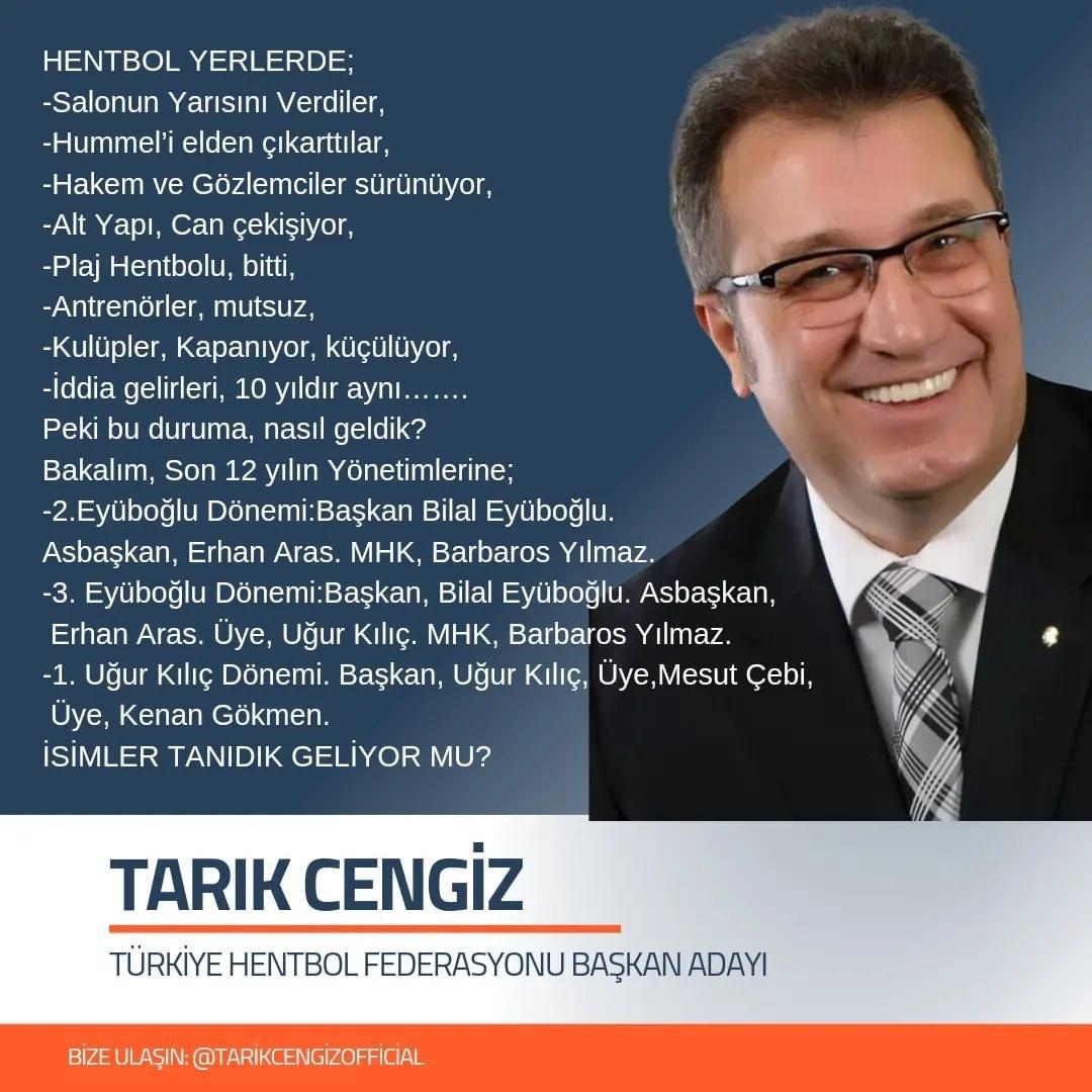HENTBOL FEDERASYONUNA EFSANE GERİ GELİYOR: TARIK CENGİZ...