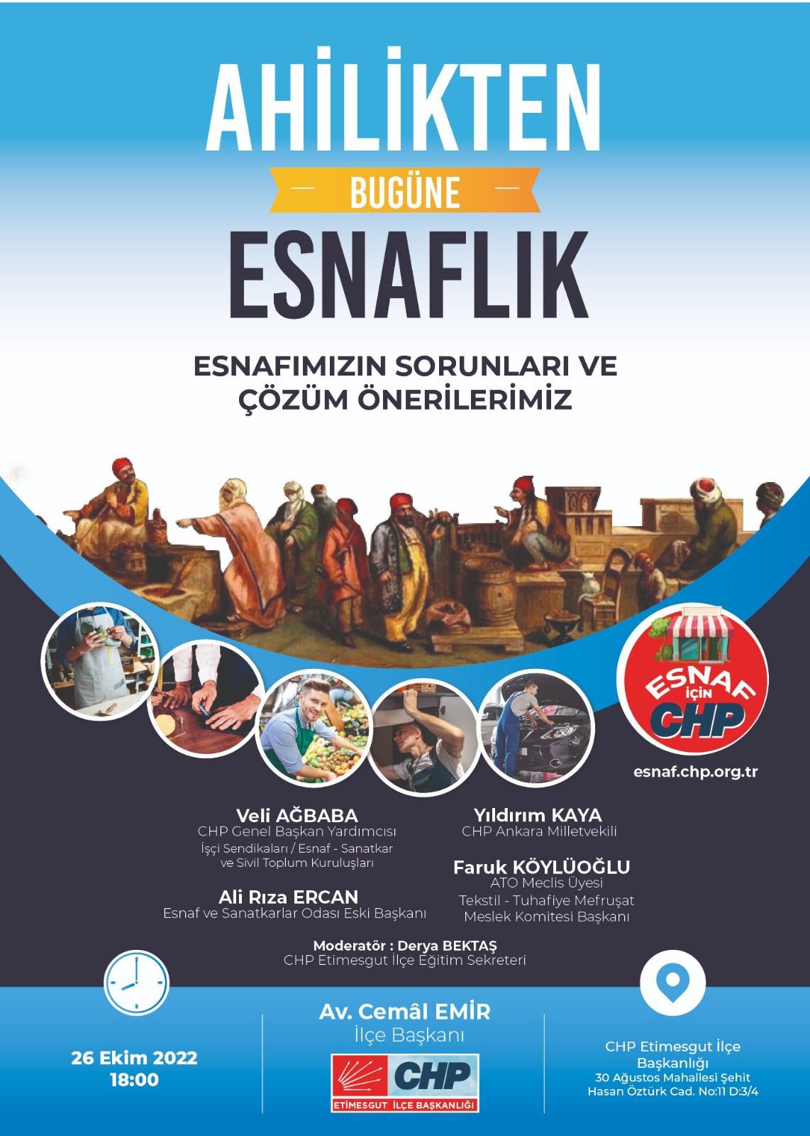 CHP Etimesgut İlçe Başkanlığı'ndan, Ahilik buluşması