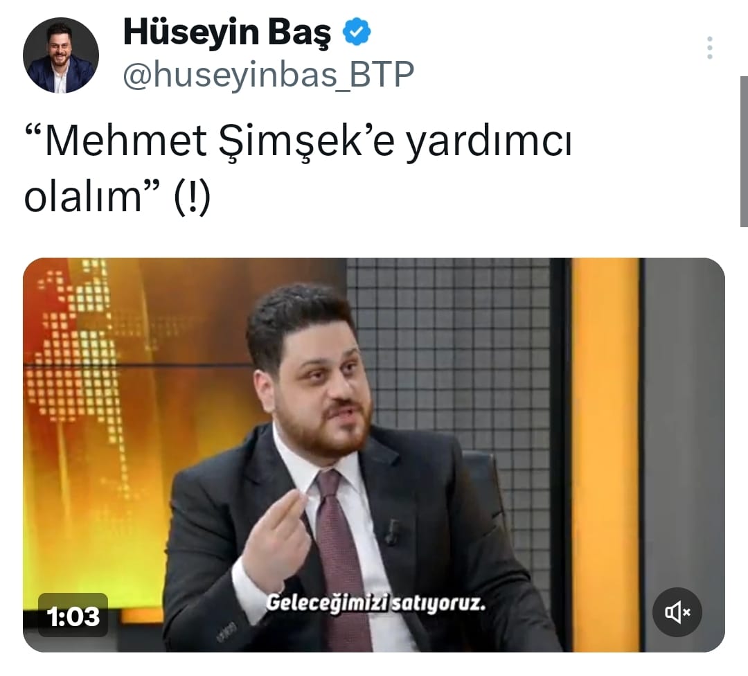 Mehmet Şimşek’e yardımcı olalım !