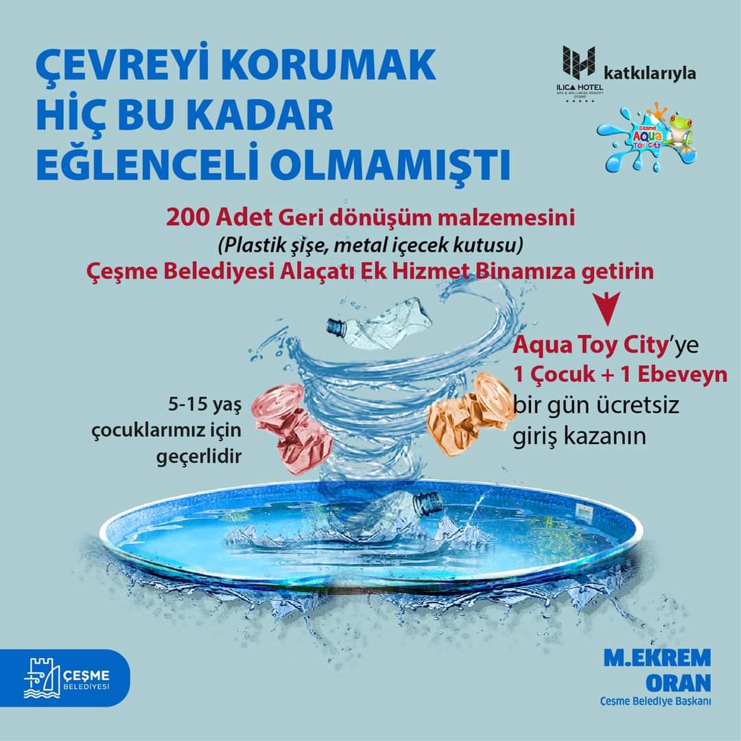 Çeşme Belediyesi Çevreyi Koruma Etkinliği