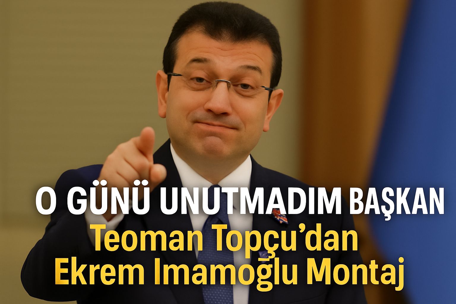Ekrem İmamoğlu’na Teoman Topçu’dan Güldüren Montaj: “O Günü Unutmadım Başkan!”