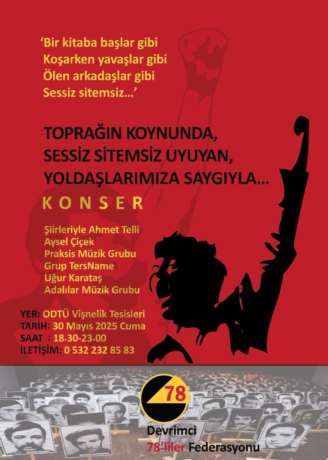 Devrimci 78’liler Federasyonu’ndan Dayanışma Çağrısı