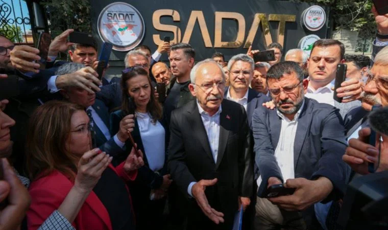 Kılıçtaroğlu'ndan SADAT önünde basın açıklaması