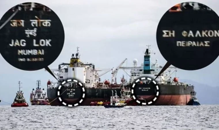 Yunanistan’ın gizli operasyonu görüntülendi: Akdeniz'de Rus petrolü transferi