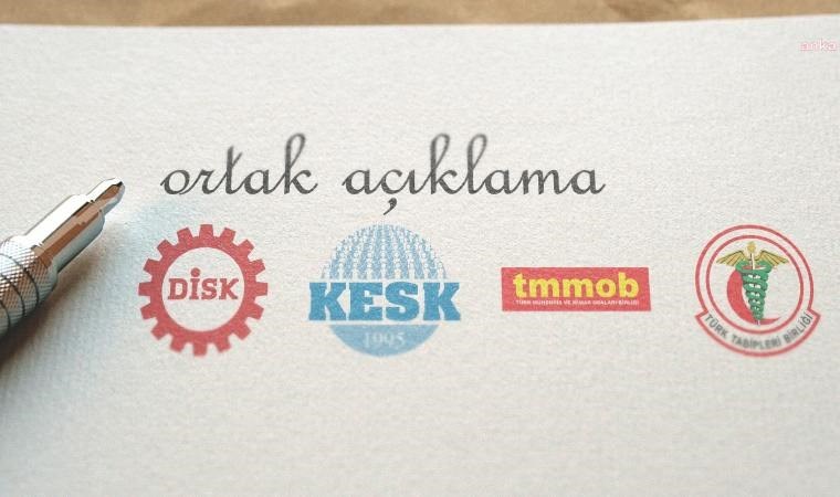 DİSK, KESK, TMMOB ve TTB'den ortak 'Dünya Barış Günü' açıklaması...