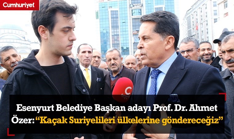 Esenyurt Belediye Başkan adayı Prof. Dr. Ahmet Özer Cumhuriyet Tv’ye konuştu...