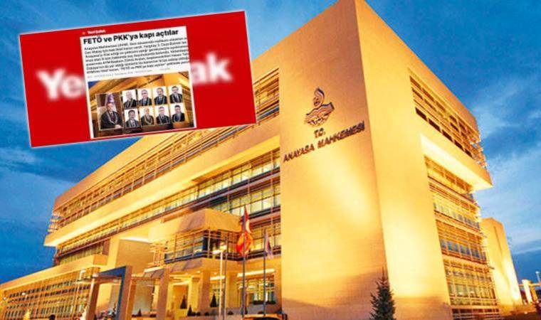 TBB'den AYM üyelerini hedef gösteren A Haber ve Yeni Şafak'a suç duyurusu!