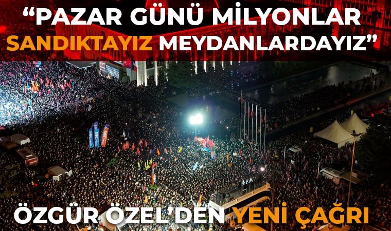 ONBİNLER İMAMOĞLU İÇİN SARAÇHANE'YE AKIN ETTİ! ÖZGÜR ÖZEL'DEN TARİHİ KONUŞMA...