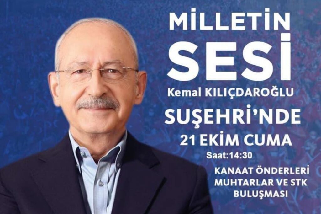 Kemal Kılıçdaroğlu Sivas'ta