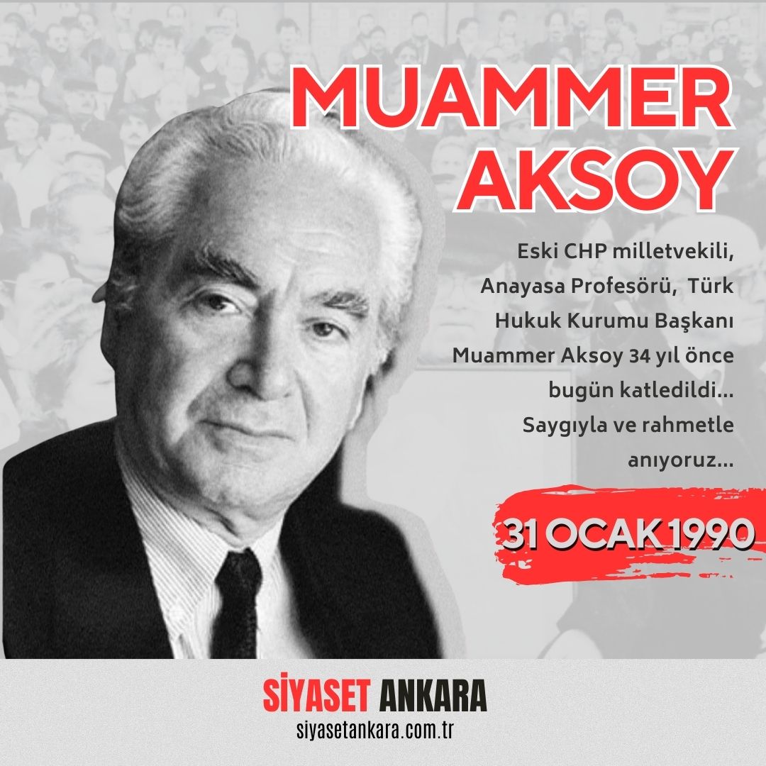 Muammer Aksoy'u ölüm yıldönümünde saygıyla anıyoruz...