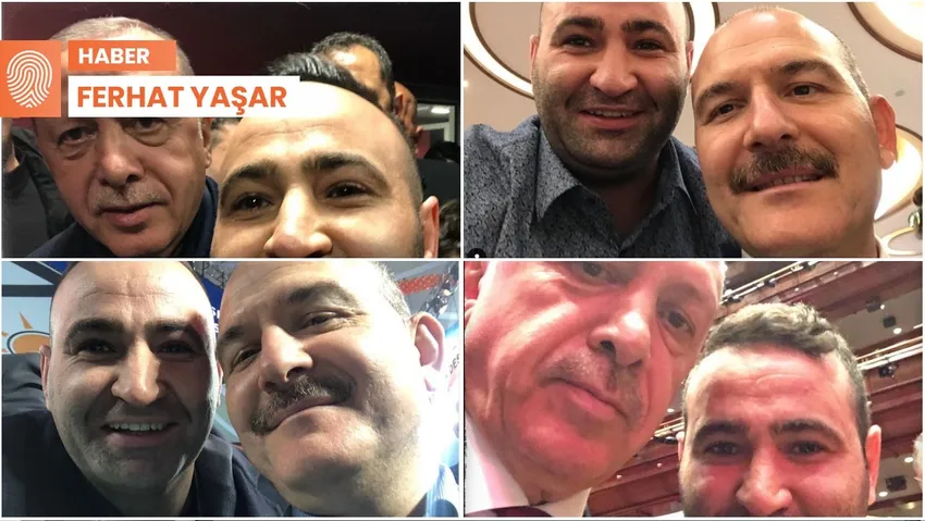 Erdoğan ve Soylu ile poz verdi, çok sayıda kişiyi tehdit etti