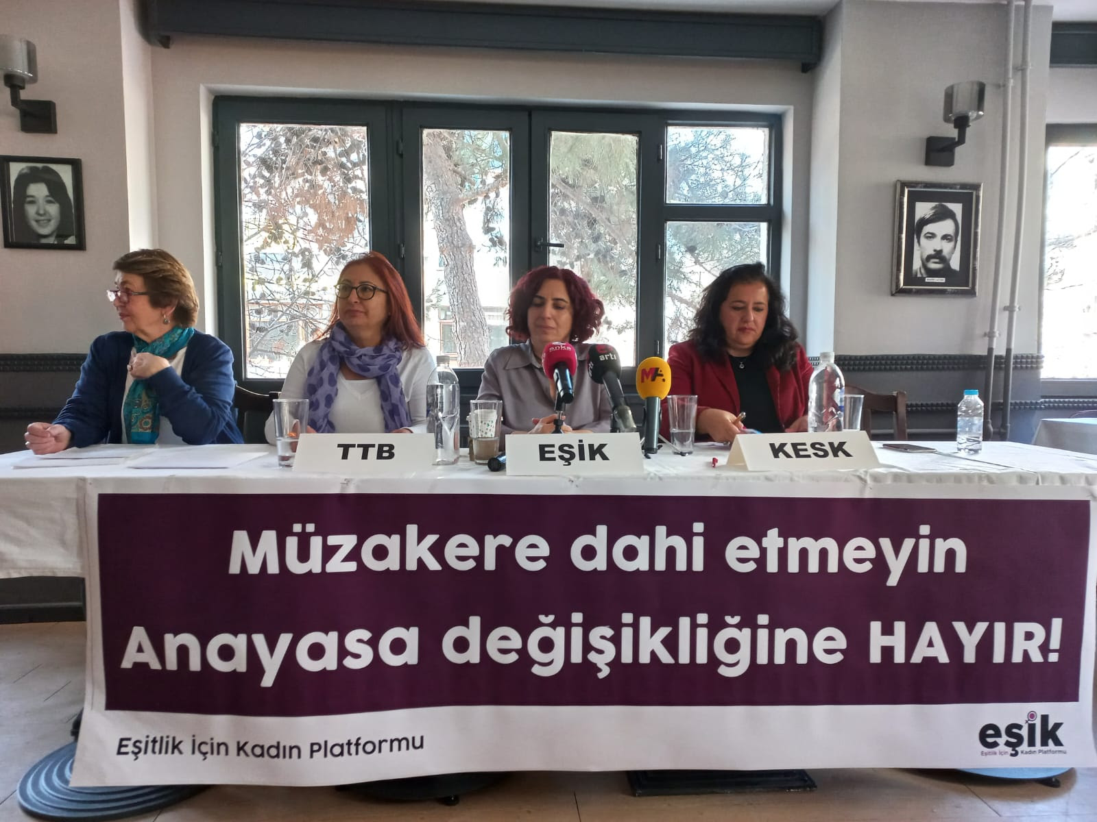EŞİK Platformu _Anayasa Teklifine Hayır Kampanyasını Basın Toplantısı ile Başlattı